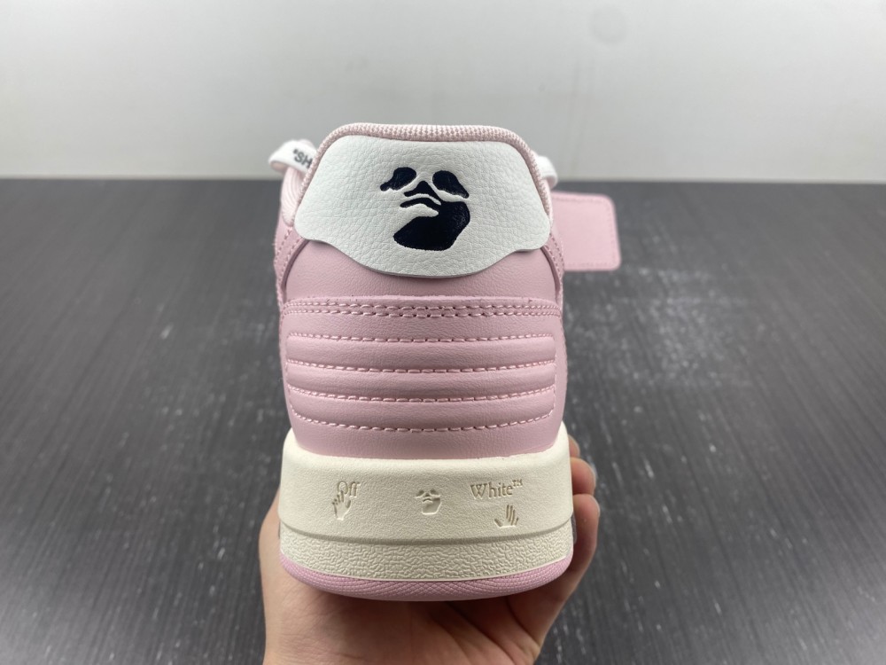 OFF-WHITE Out Of Office OOO Low Tops pink