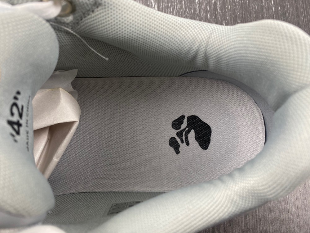 OFF-WHITE Out Of Office OOO Low Tops Grey White