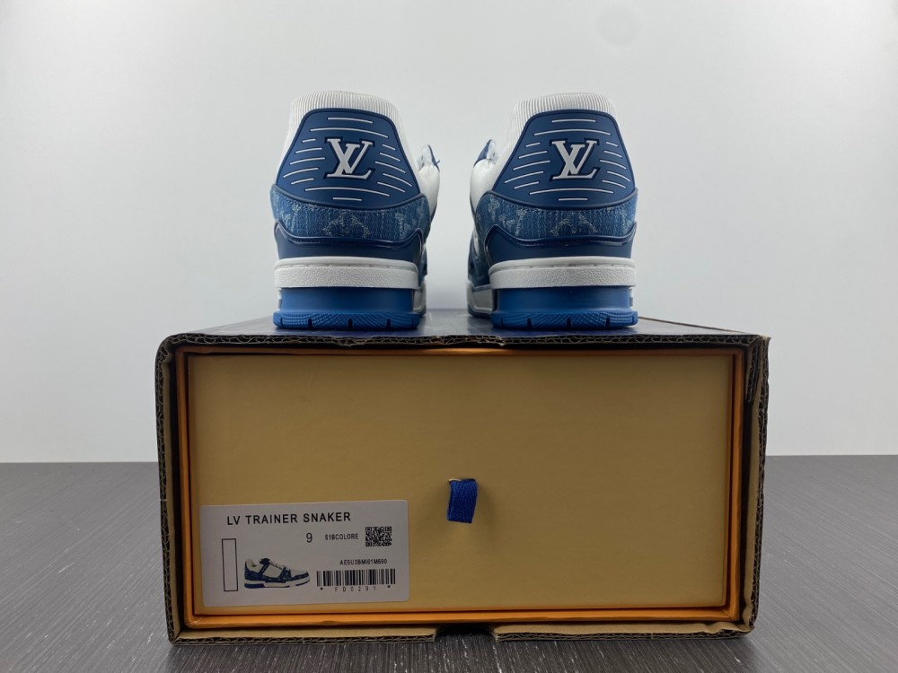 LsVttn Trainer Sneaker white blue