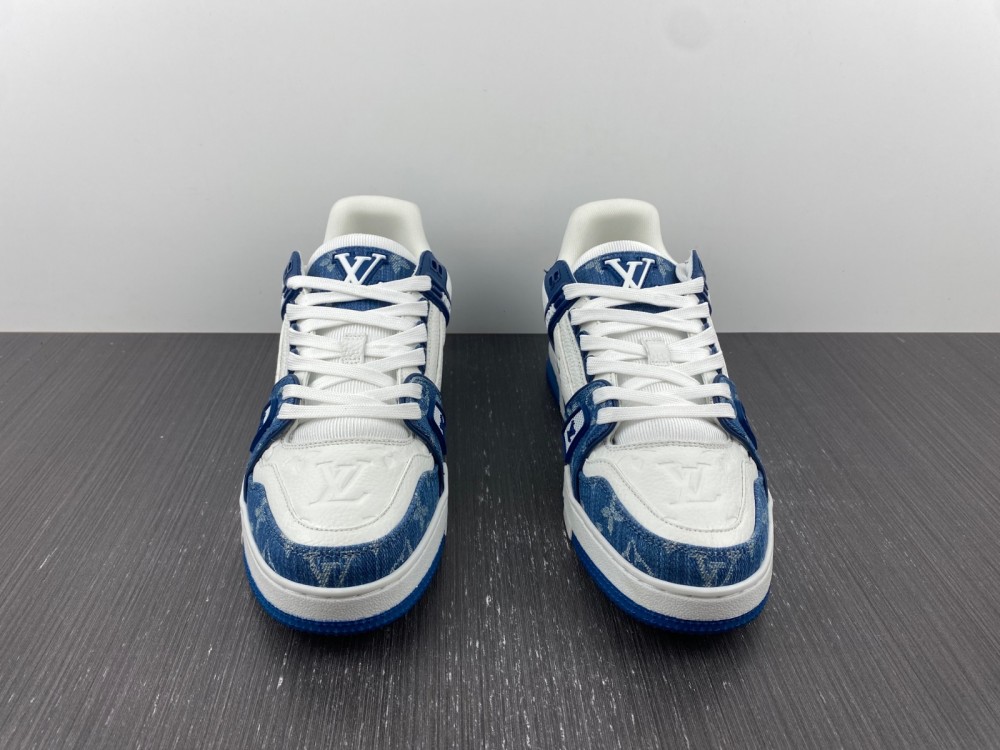 LsVttn Trainer Sneaker white blue