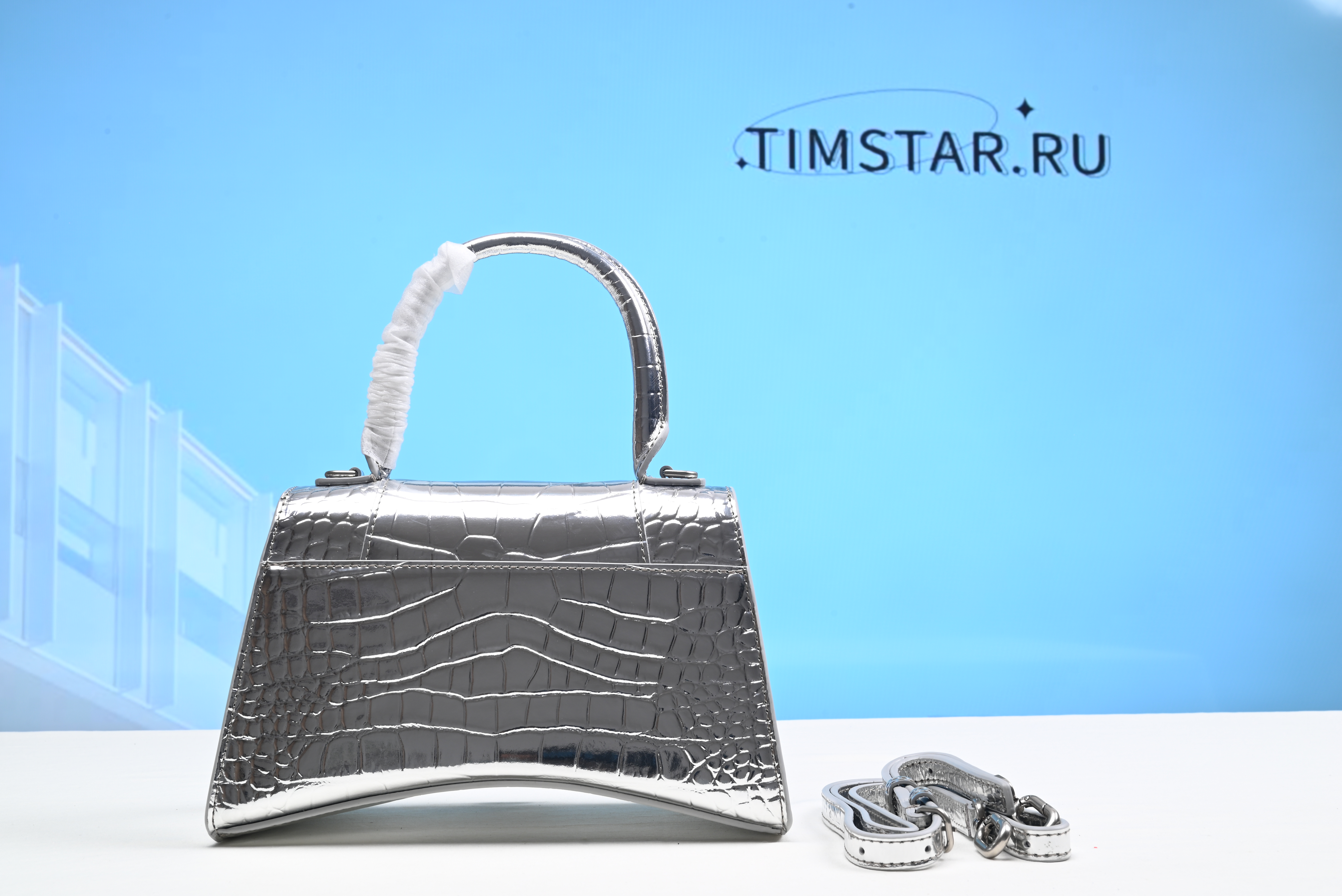 Blncig Hourglass Silver Metallic