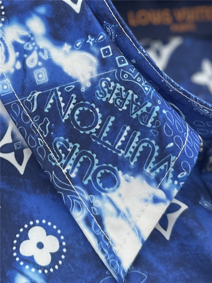 LsVttn monogram bandana short-sleeved shirt