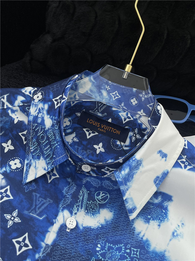 LsVttn monogram bandana short-sleeved shirt