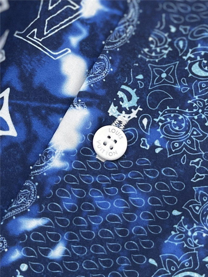 LsVttn monogram bandana short-sleeved shirt