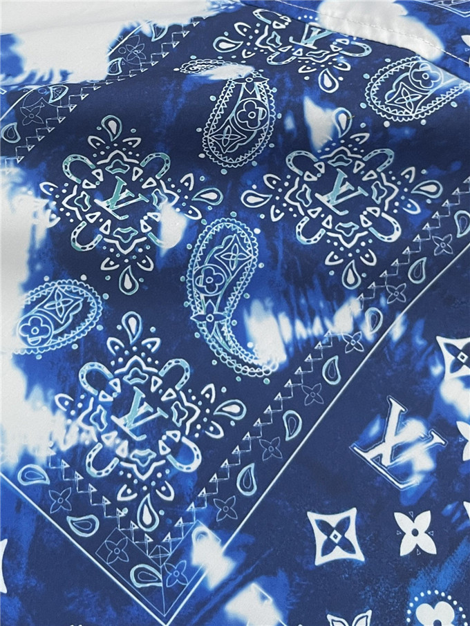 LsVttn monogram bandana short-sleeved shirt