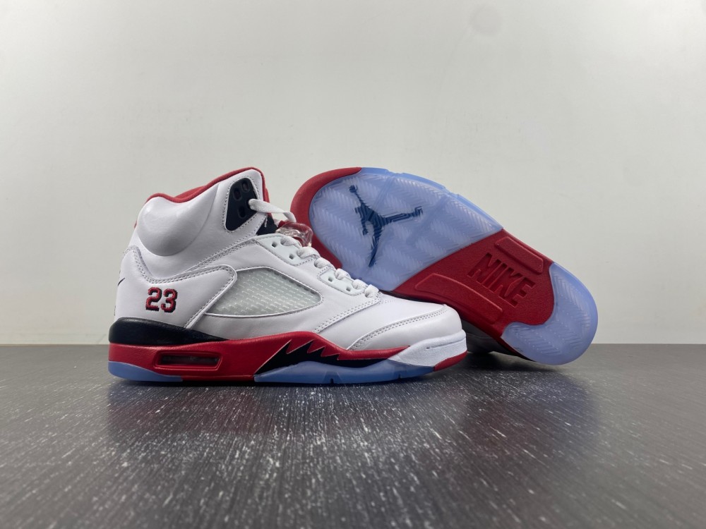 Jordan 5 Retro Fire Red Black Tongue (2013)136027-120