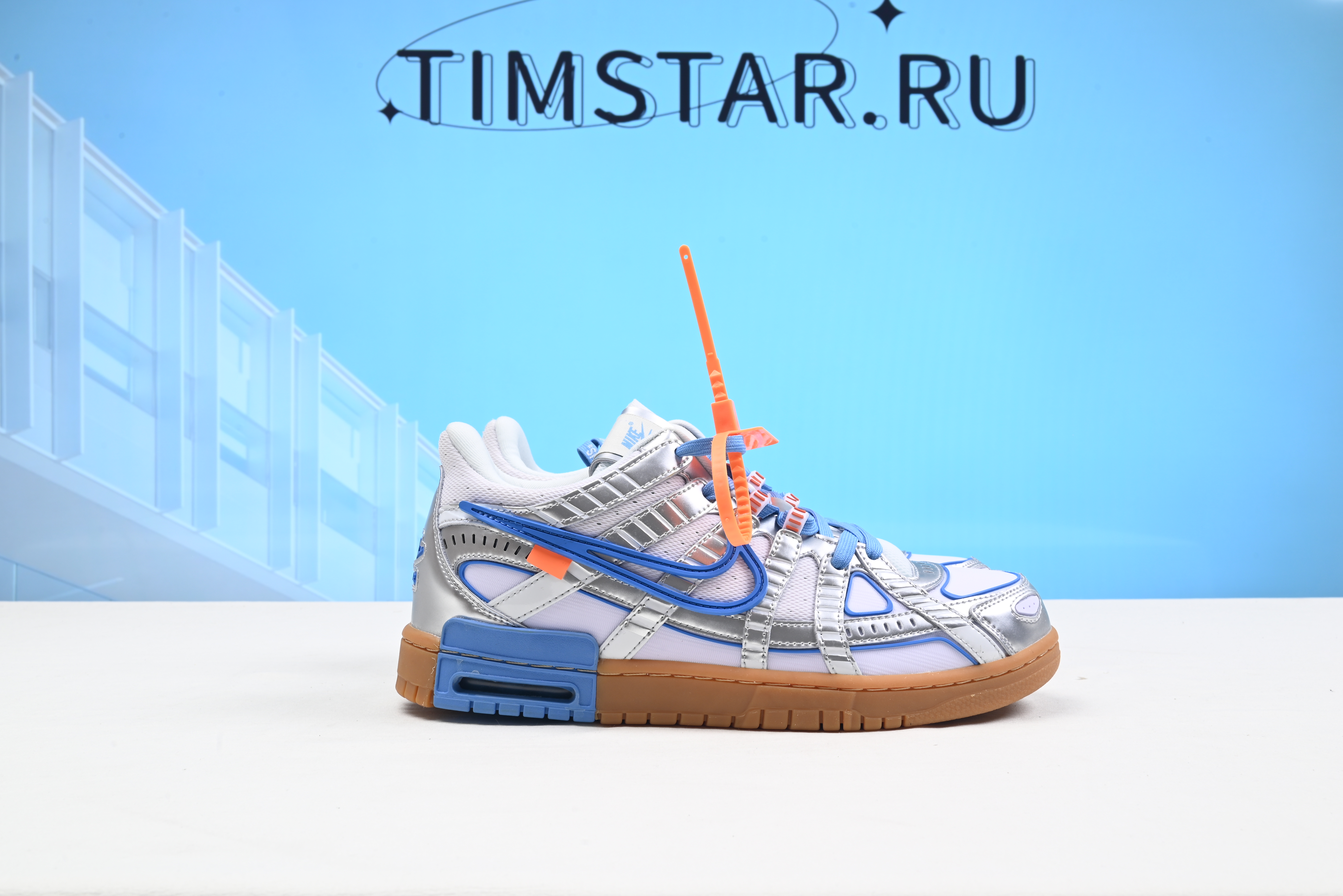 Nike Air Rubber Dunk OFF-WHITE Green Strike CU6015-100