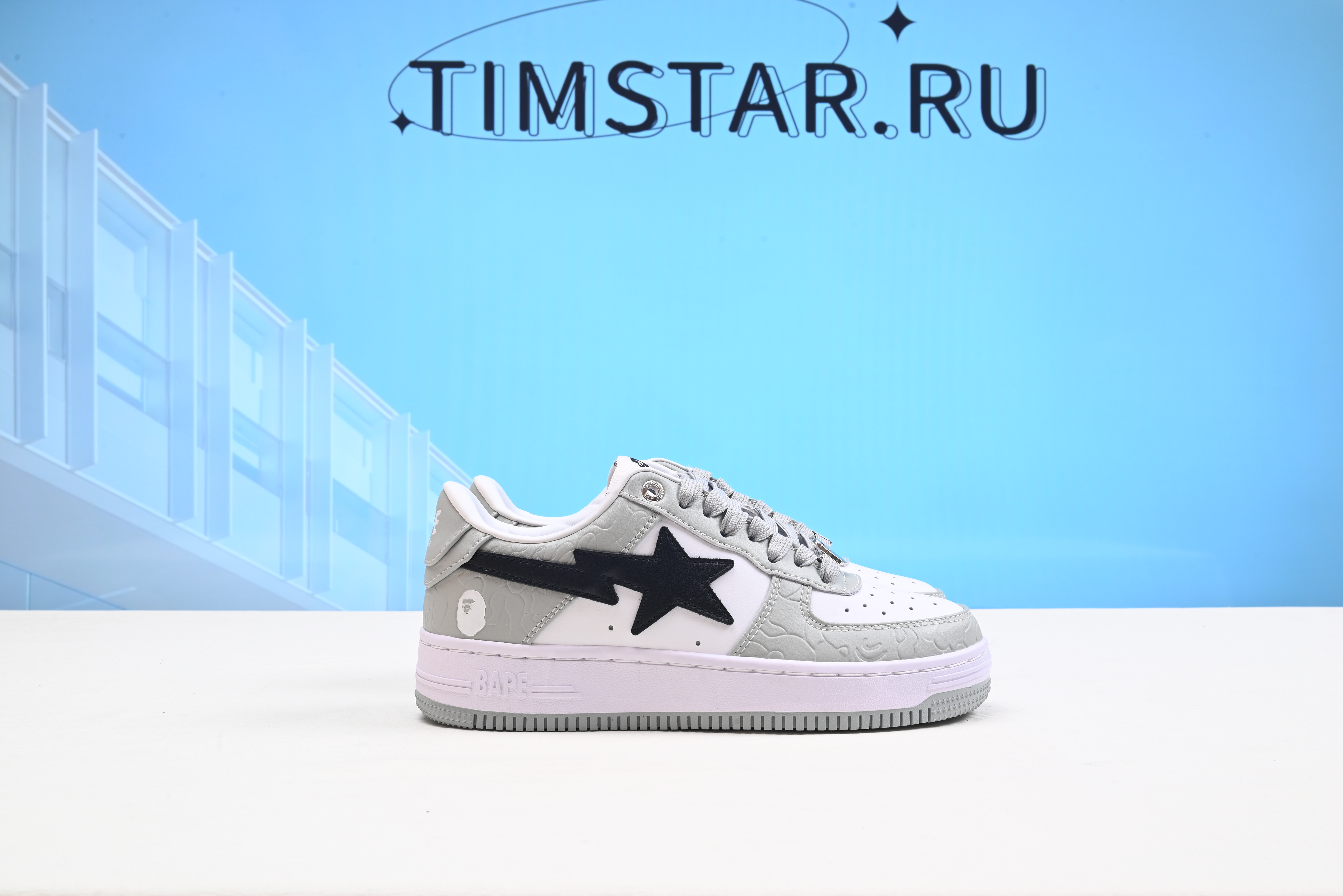 A Bathing Ape Bape Sta Low Grey Black