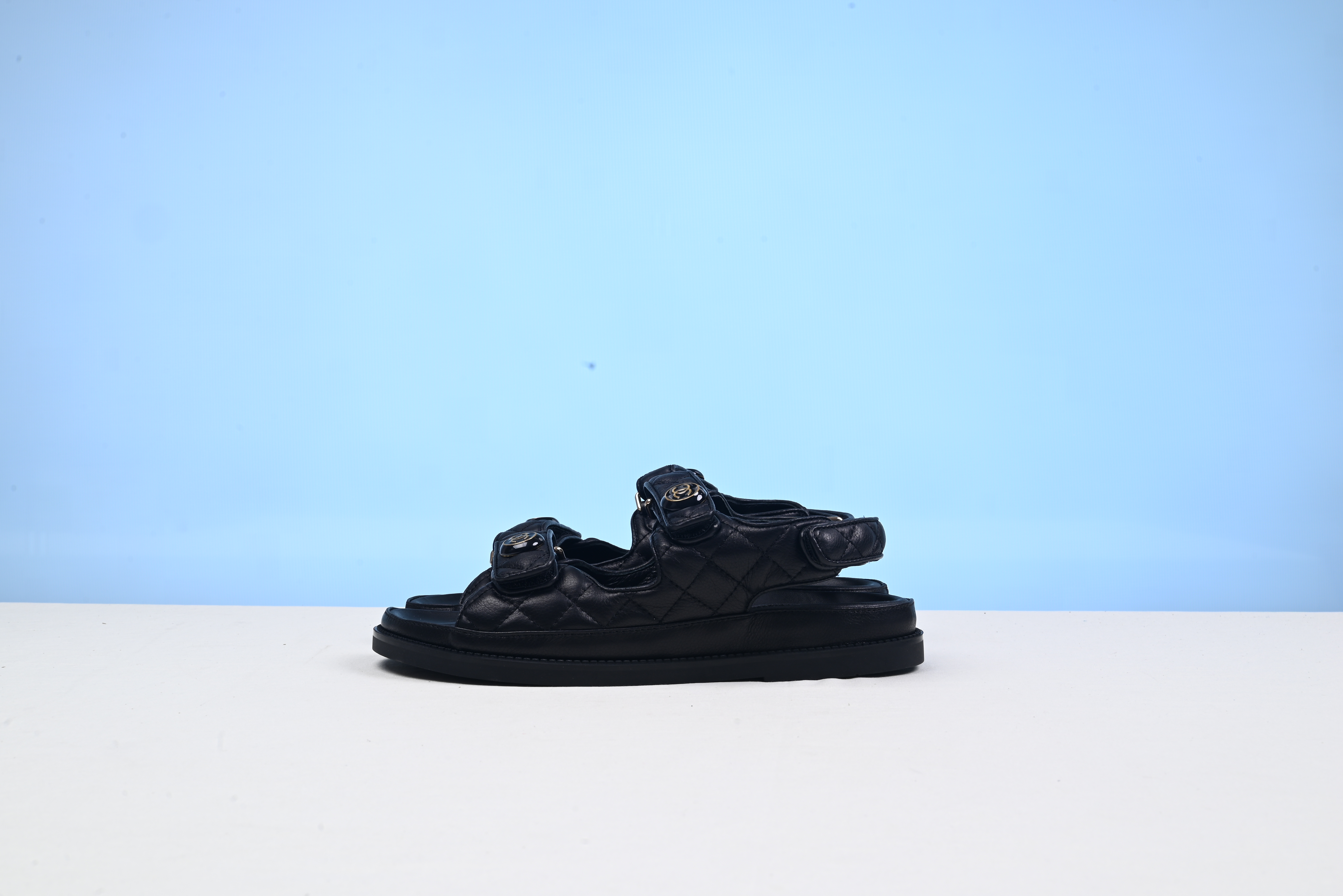 Channe1 Sandal Black 001