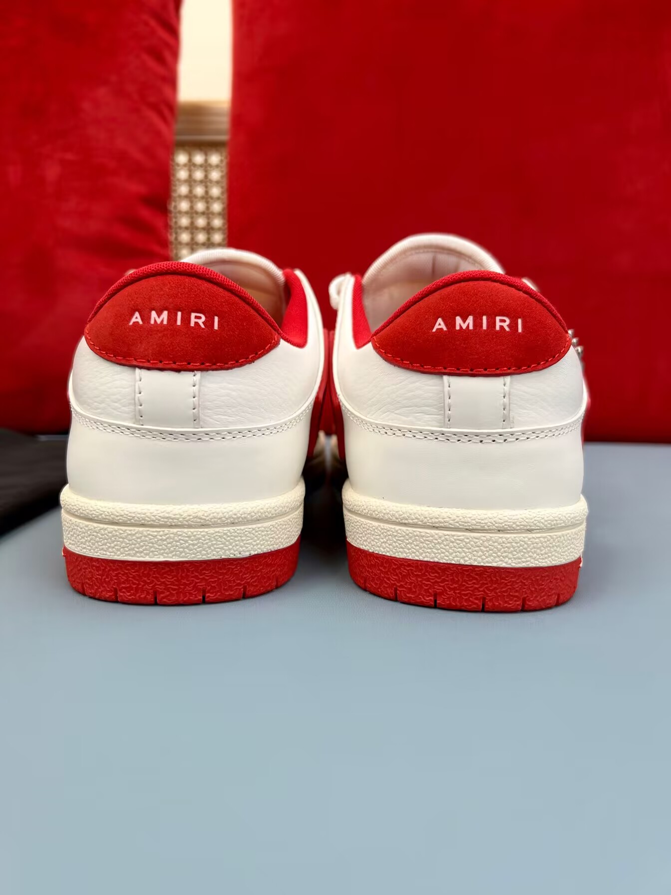 amirii Skel Top Low White Red