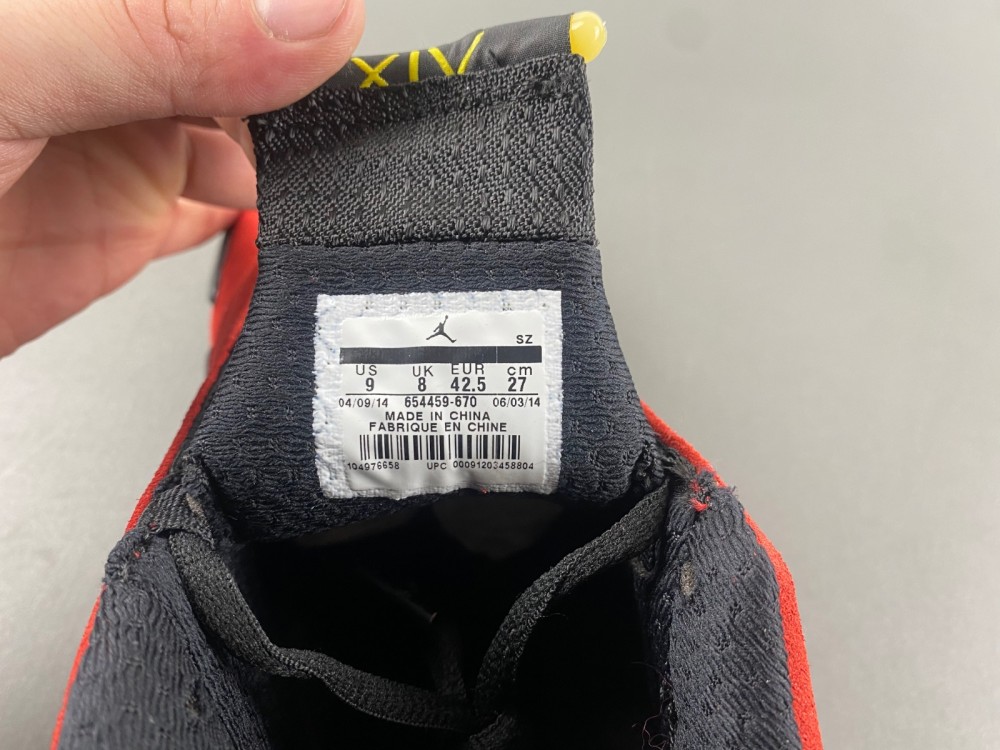 Jordan 14 Retro Challenge Red 654459-670