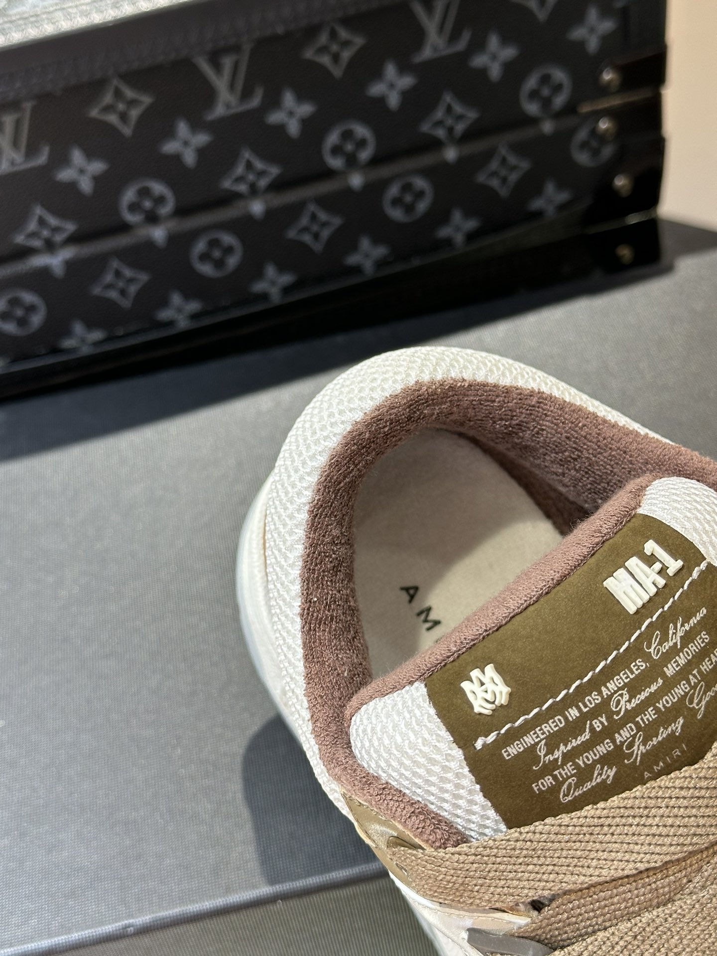 AMIRI MA-1 White Brown AMFOSR1001-141