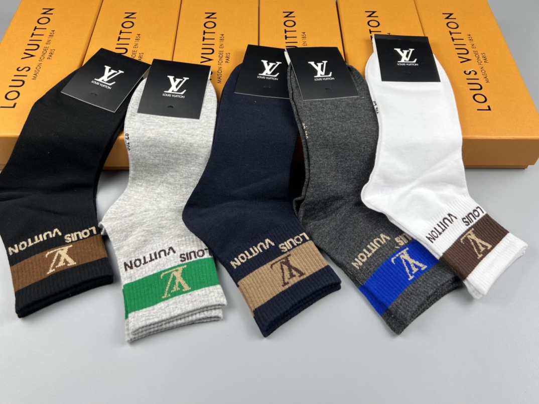 LsVttn Socks 5 pieces per box 03