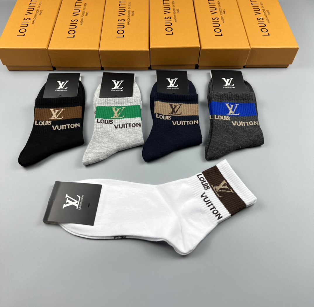 LsVttn Socks 5 pieces per box 03