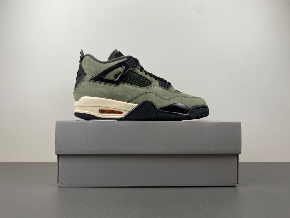 Air Jordan 4 OG Army Green Orange Black IB1519-200