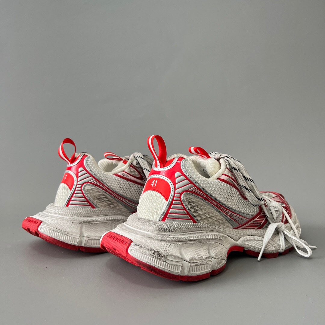 Balenciaga 3XL white red shoes