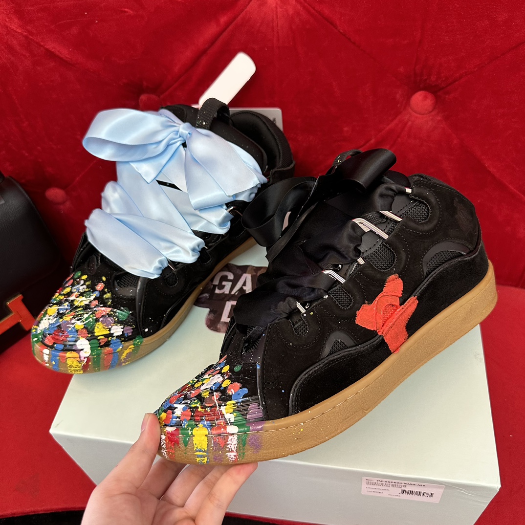 lanvin gallery department curb shoes