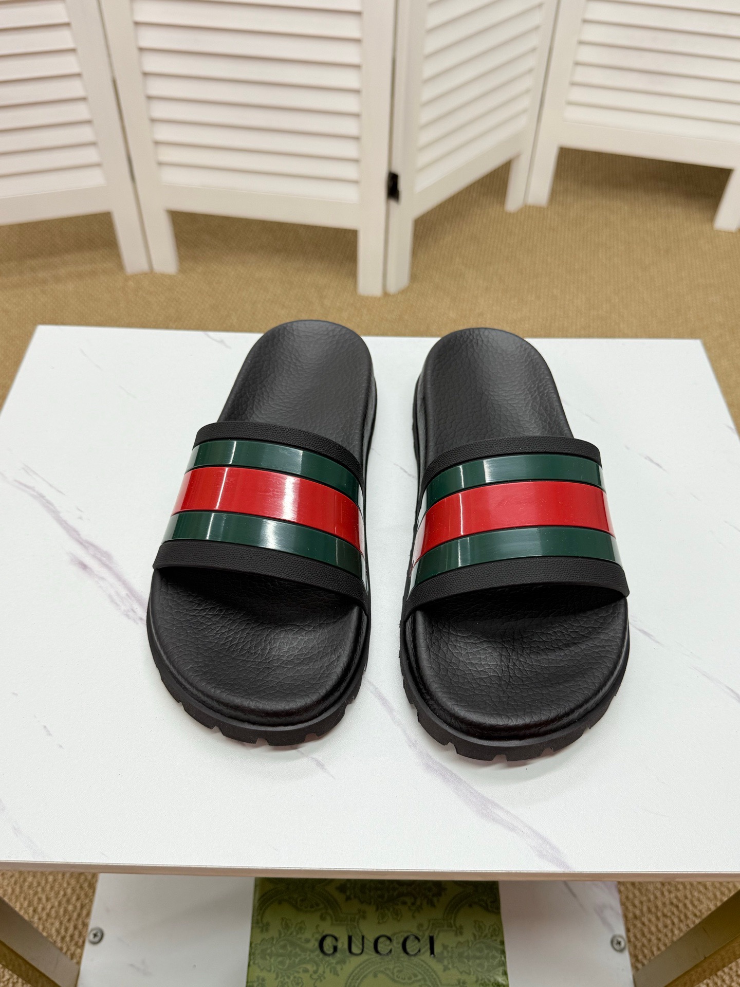 Guccii1 Web Slide Sandal