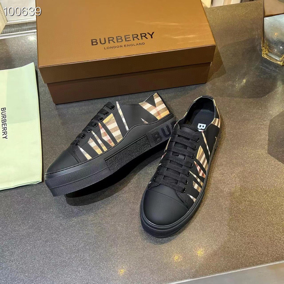 Burberry black shoes