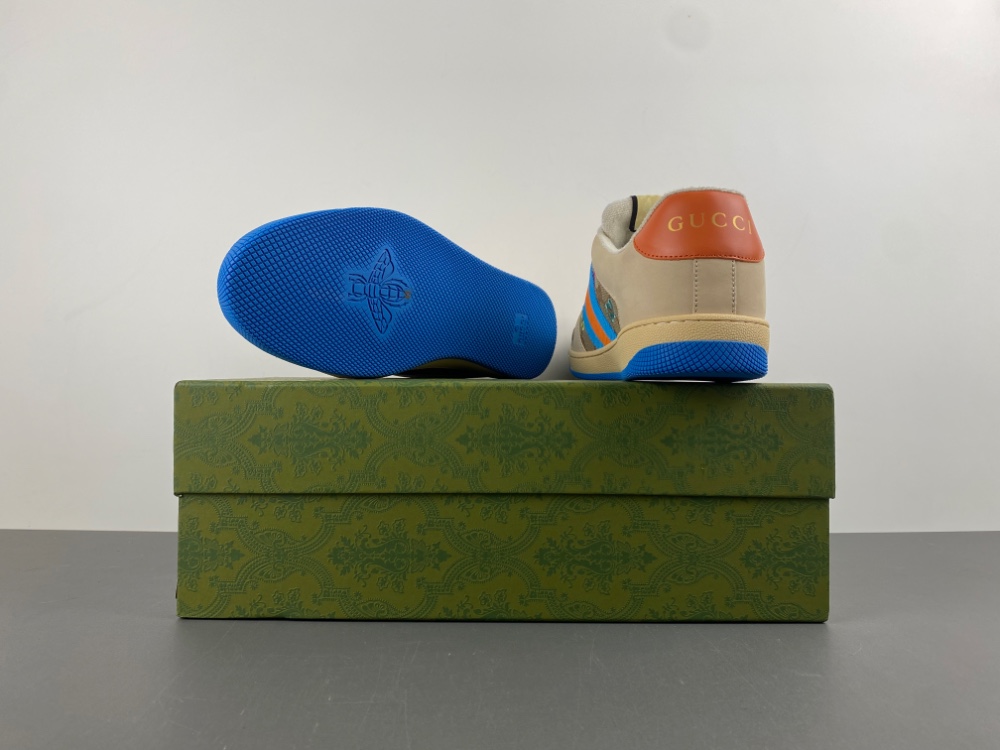 GUCCl Milk tea orange blue