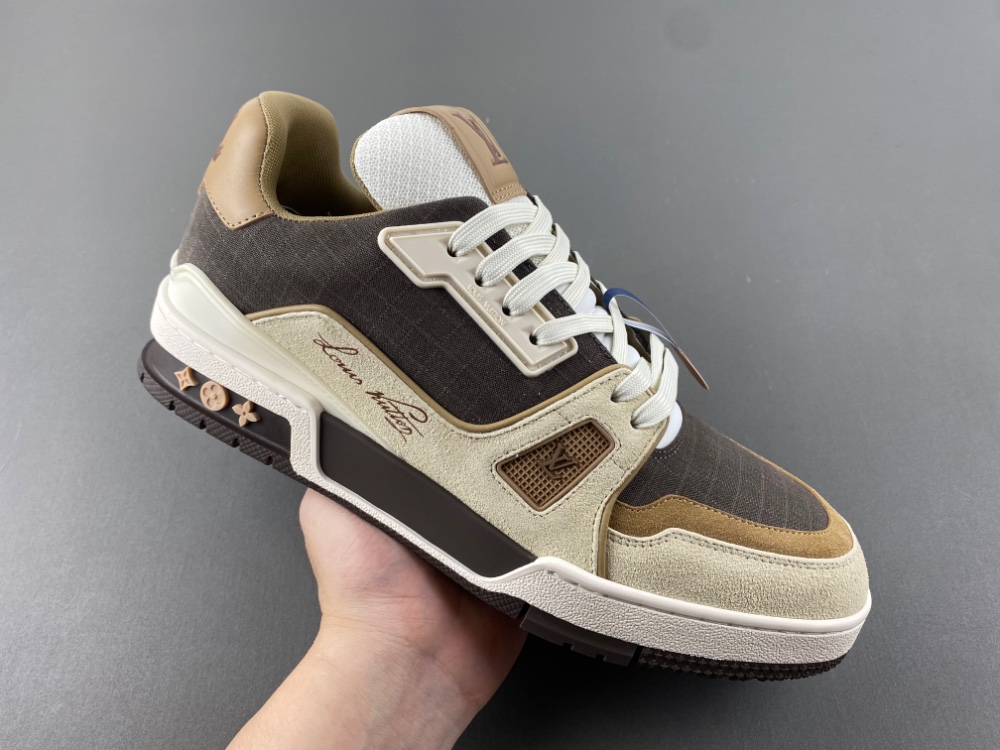 Louis Vuitton LV trainer Beige Coffee