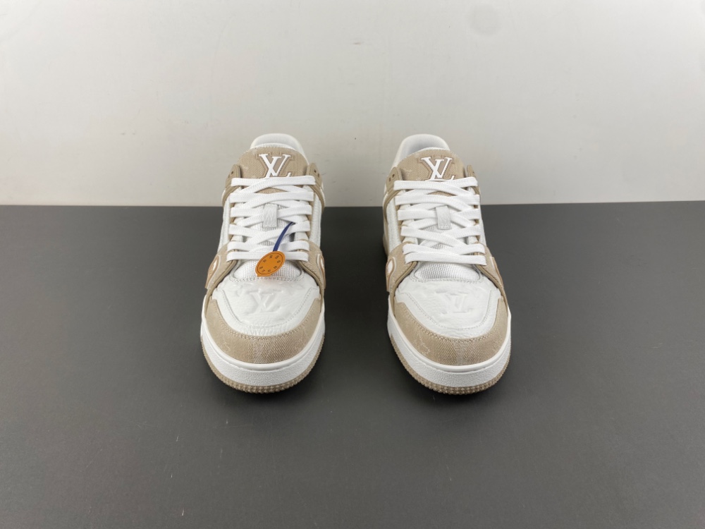 Louis Vuitton LV trainer White tea