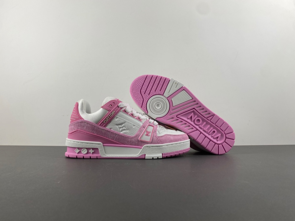 Louis Vuitton LV trainer pink