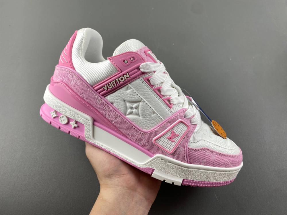 Louis Vuitton LV trainer pink