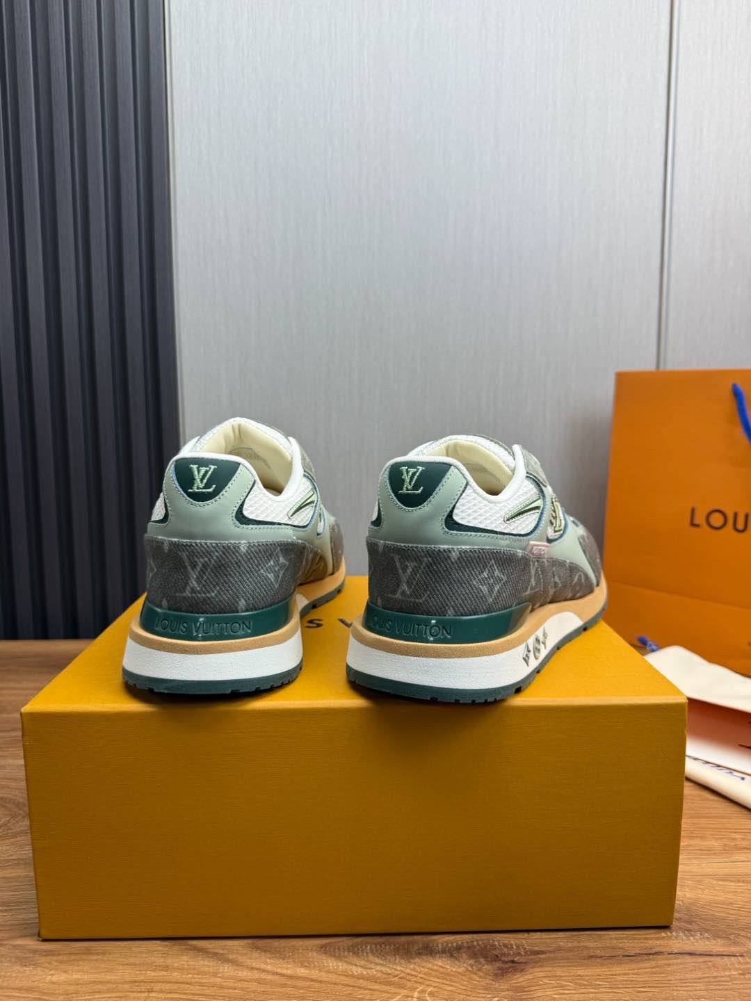 Louis Vuitton green sneakers