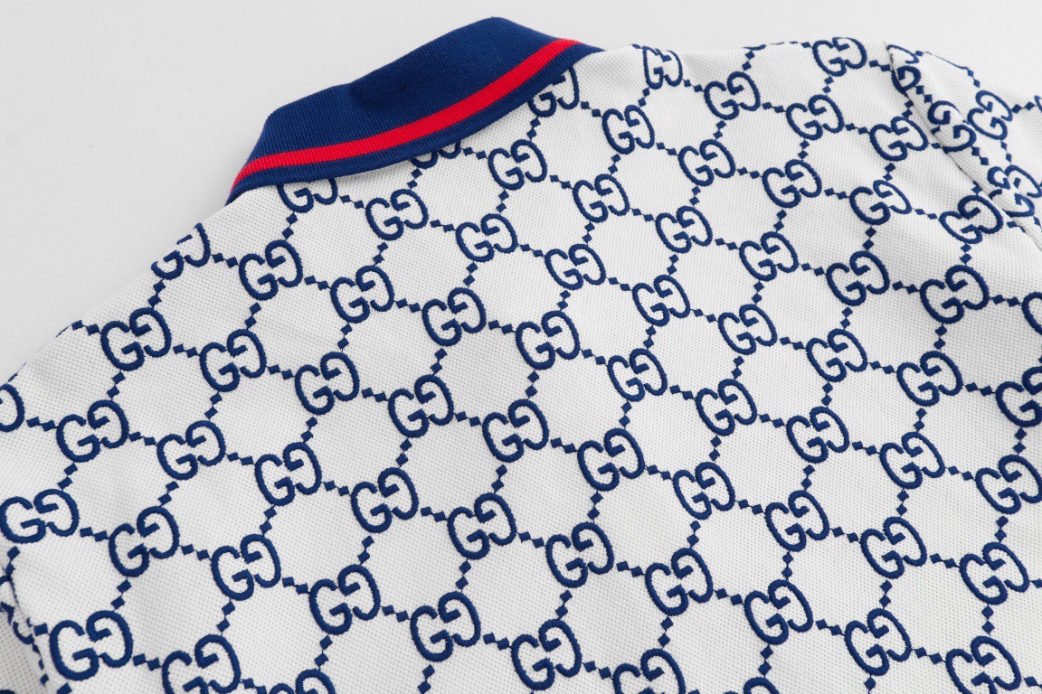 Gucci blue polo shirt