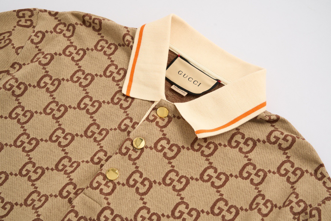 Gucci brown Polo shirt