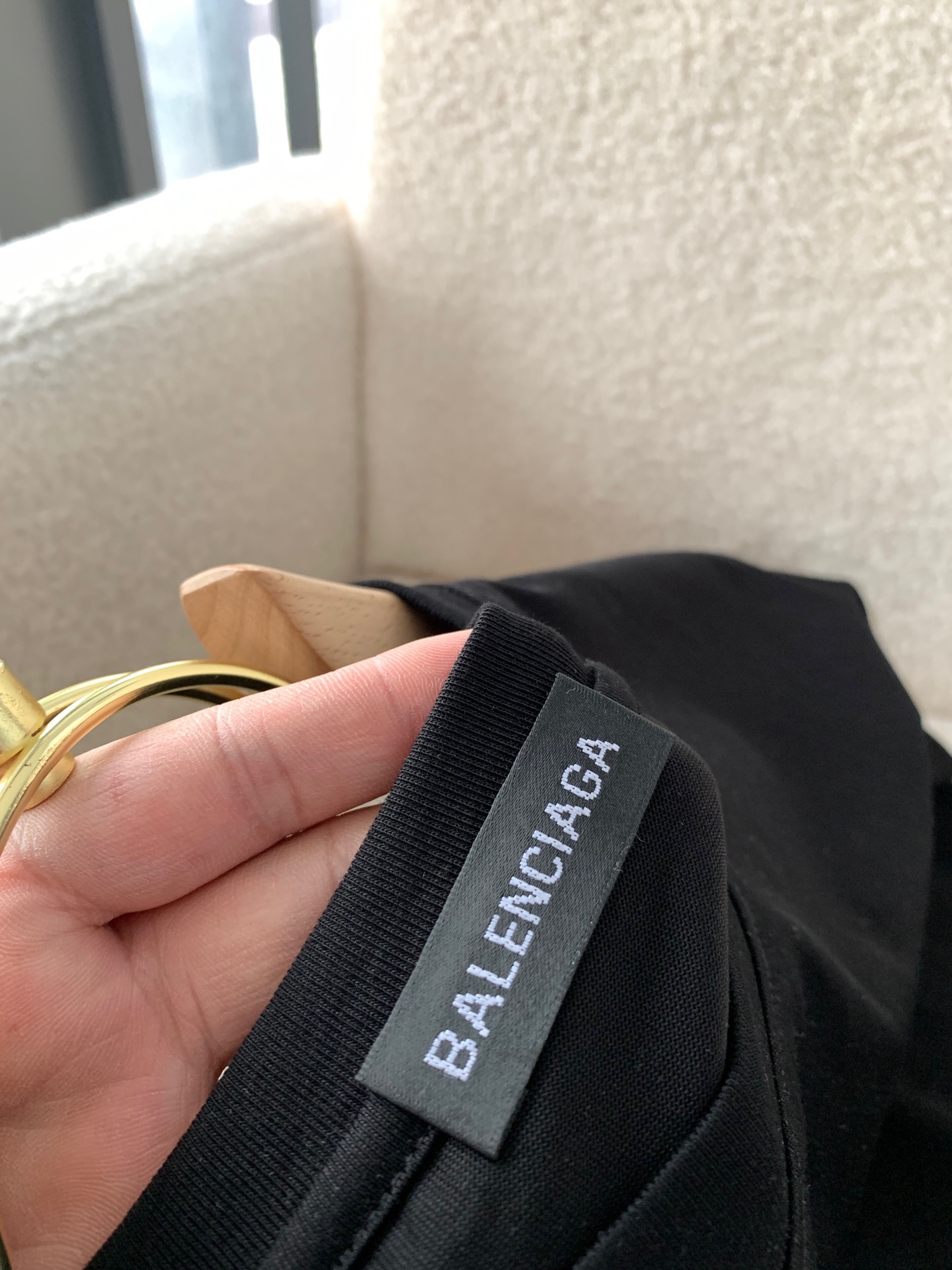Balenciaga black t-shirt
