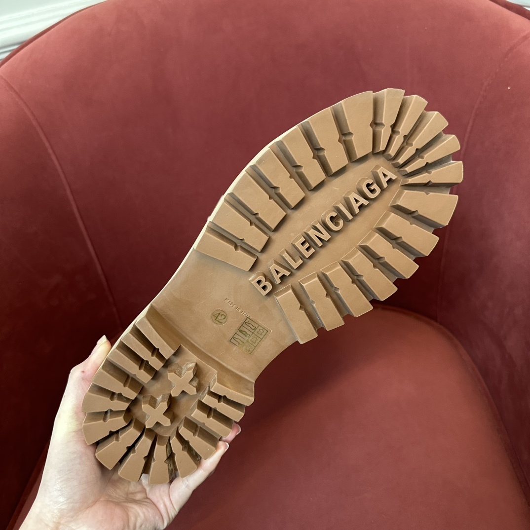 Balenciaga brown boots