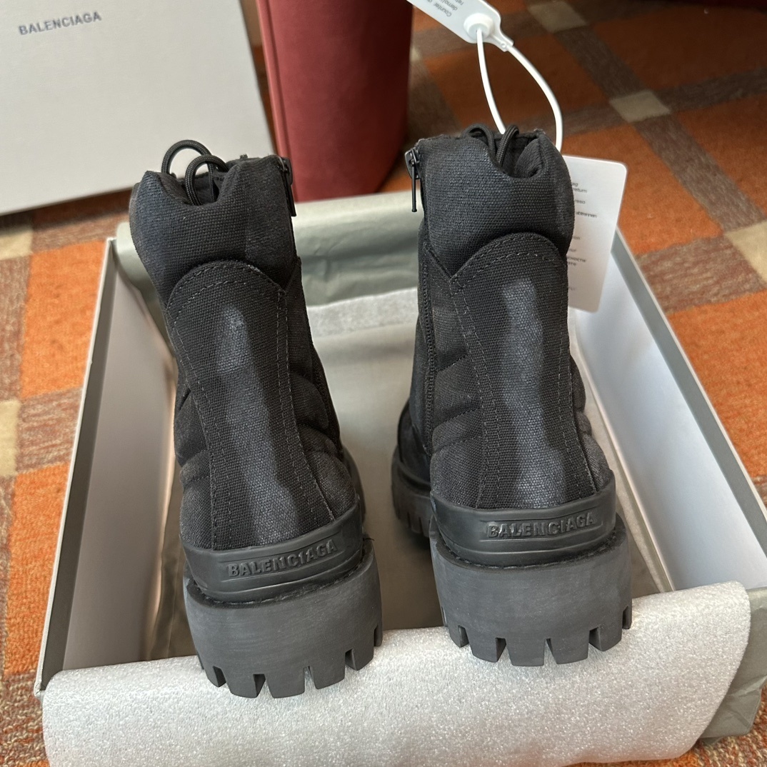Balenciaga black boots