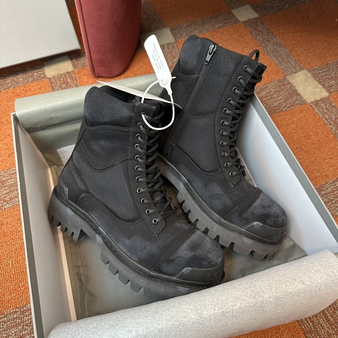 Balenciaga black boots