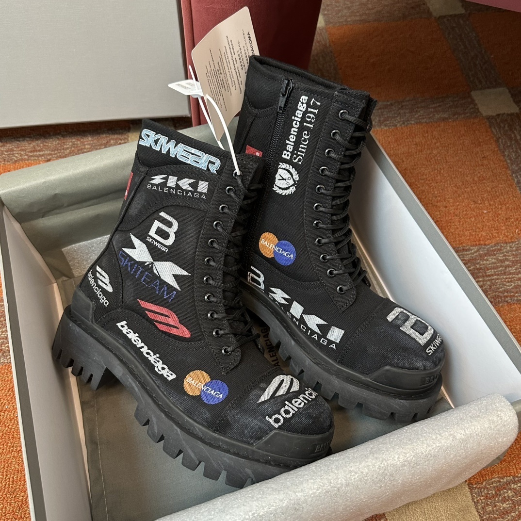 Balenciaga Strike Combat boots
