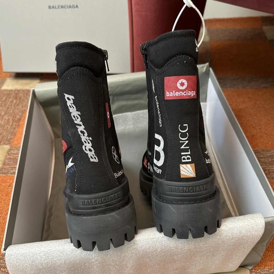 Balenciaga Strike Combat boots