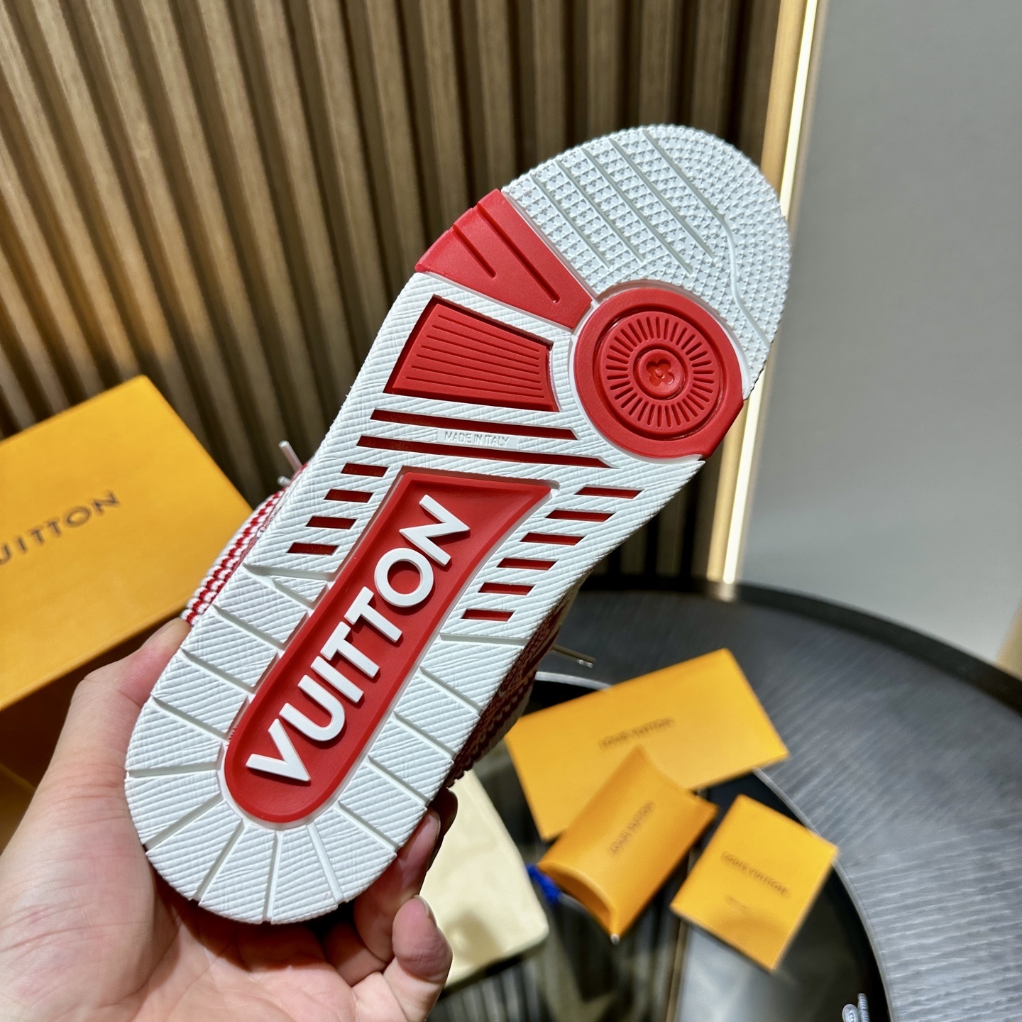 Louis Vuitton LV Skate red sneaker 02