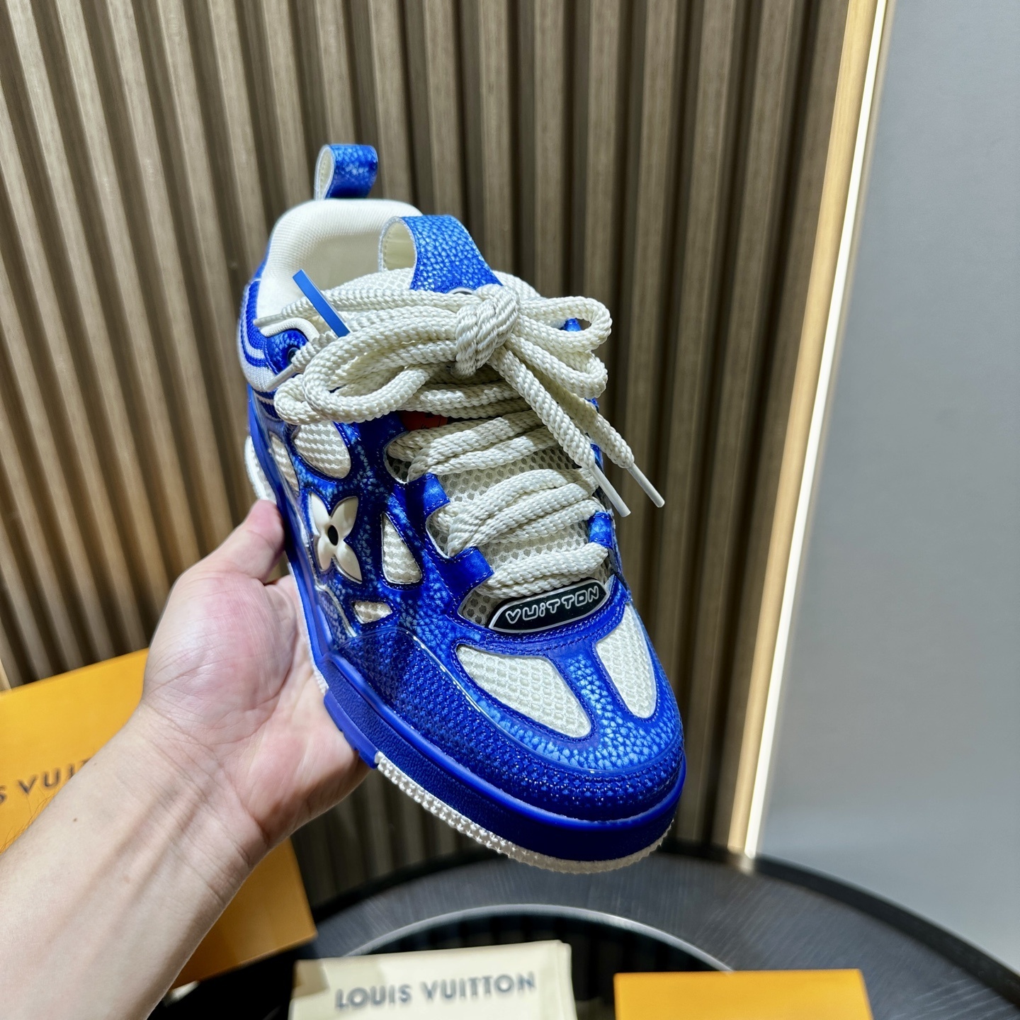 Louis Vuitton LV Skate blue sneaker 03
