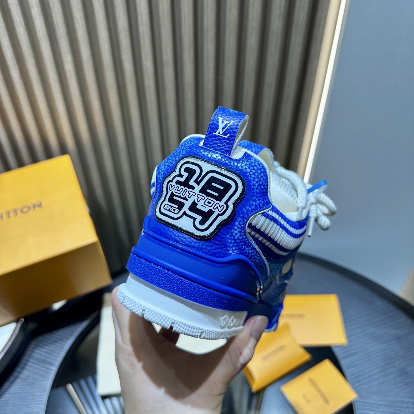 Louis Vuitton LV Skate blue sneaker 03