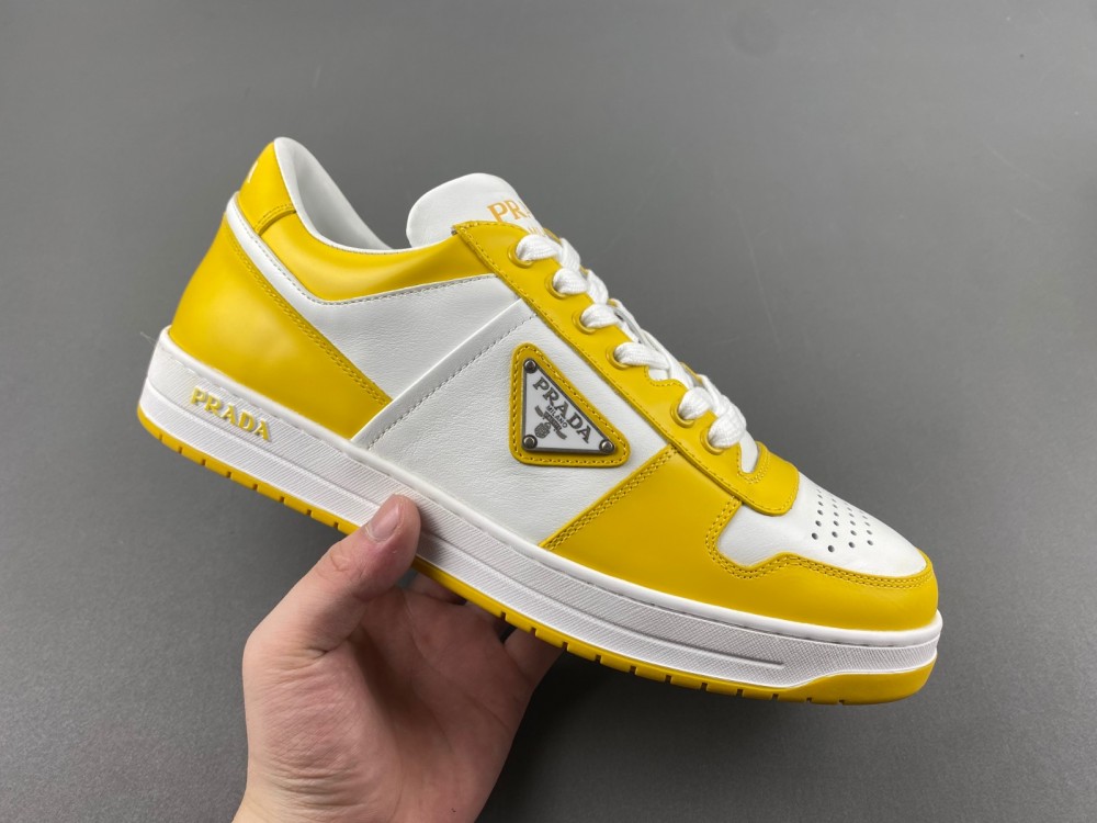 Prada sneaker white yellow