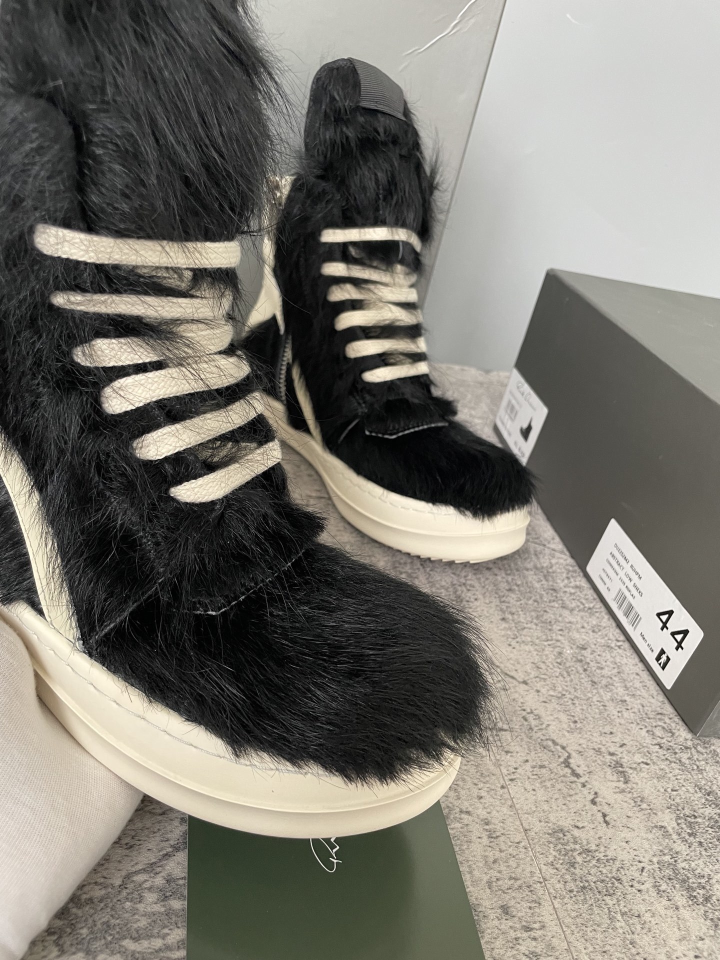RICK OWENS 2025ss RO new black sneakers 05